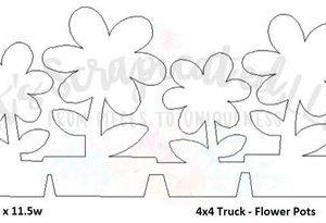 Bare Metal - 4X4 Truck - Flower Pots 
