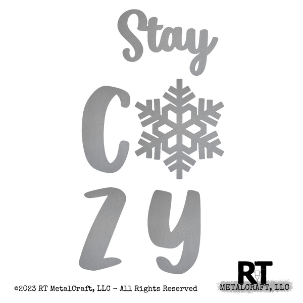 Porch Candy® - STAY COZY - Bare Metal Design Set