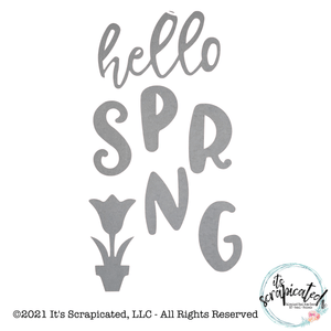 Porch Candy® - HELLO SPRING - Bare Metal Design Set 