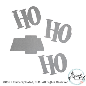 Porch Candy® - HO HO HO - Bare Metal Design Set 