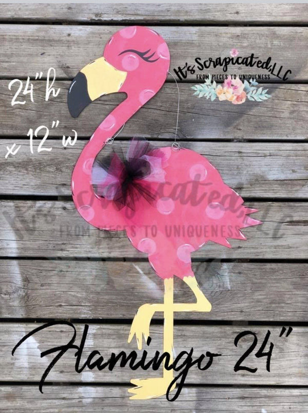 Bare Metal - Flamingo 24"