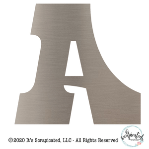 Bare Metal - Letter A  